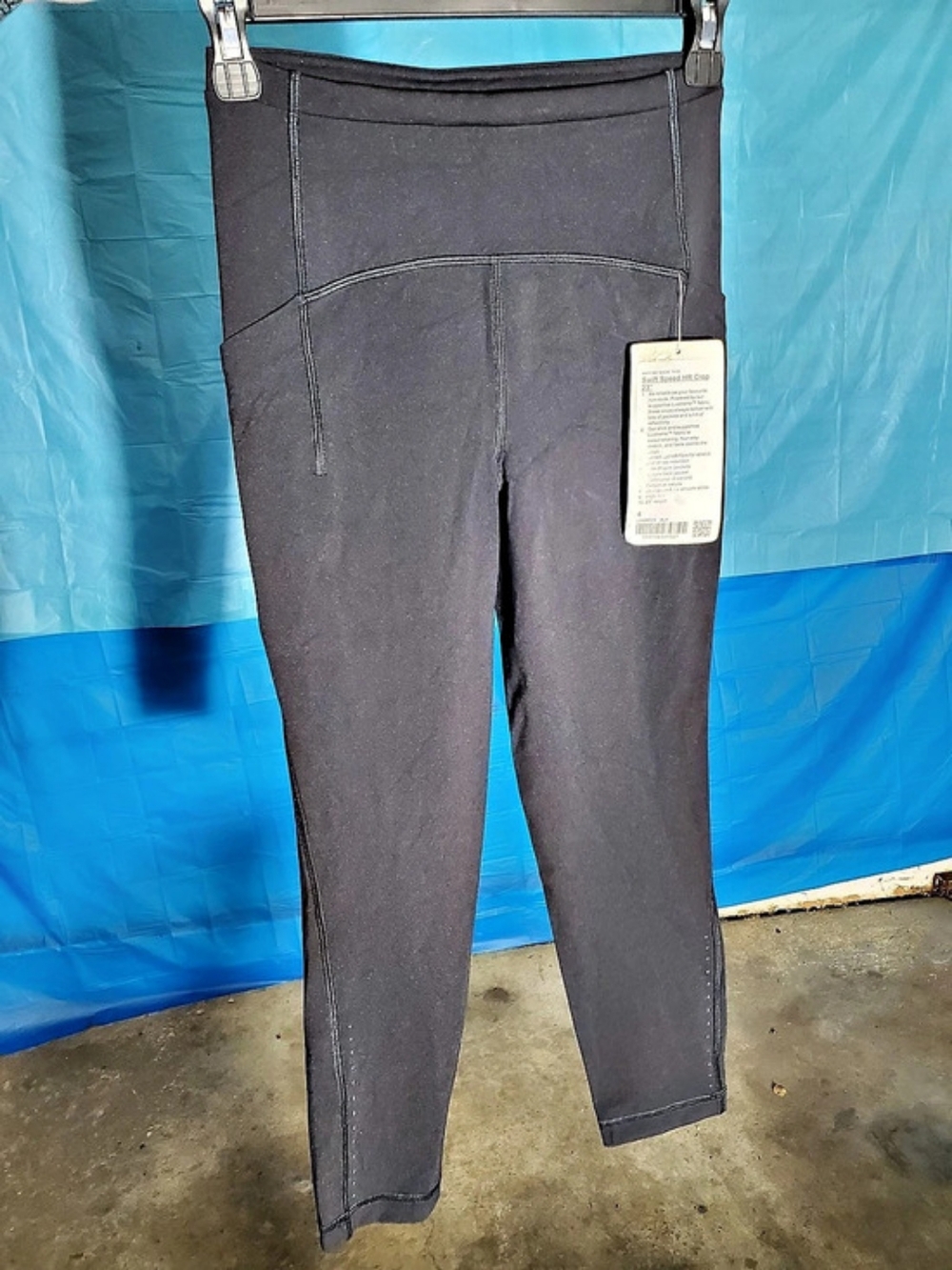 lululemon Swift Speed HR Crop Black Size 4 NWT